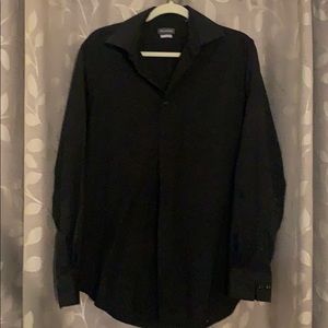 Black long sleeve bottom down top (size M)